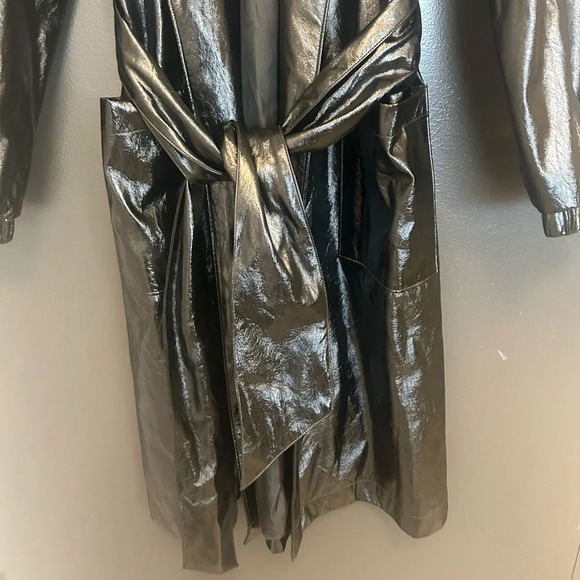 Cara Santana  X Apt. 9 collab wet trench coat size S/M excellent condition - Picture 5 of 12